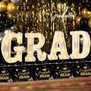 Graduation Decorations 2026, 4 Pcs Marquee Light Up Letter Grad Sign, Graduation Centerpieces for Table, Class of 2026 Decorations for College High School, Grad Party Decor Indoor Outdoor
