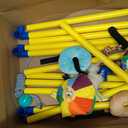 Puppy Play Gym with Five Hanging Toys and Lightweight PVC Frame