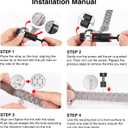 STIROLL Thin Replacement Band Compatible for Apple Watch 38mm 40mm 41mm 42mm(Series 11 10), Stainless Steel Metal Wristband Women Men for iWatch Ultra SE Series 9 8 7 6 5 4 3 2 1, Rose Gold