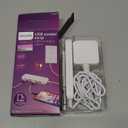 Philips 24W USB Extension Cord Power Strip Charging Station, for IPhone 11/Pro/Max/XS/XR/X/8, iPad Pro, Samsung Galaxy S10/S9/Plus, Google Pixel, USB-A, 6 ft. Braided Cord, DLK2506/27