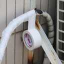 JIALAI HOME 5-Pack White Duct Tape, 2 inches x 30 Yards, 8.27 mil Thickness, Heavy Duty, Strong, Flexible, No Residue, All-Weather and Tear by Hand - for Patch, Protect and Temporary Repairs