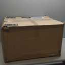 Night Stand Set 2 with Charging Station, End Table Set of 2 with 20 Colors LED Light Strip, 3 Fabric Drawers, Bedside Table with USB Ports and Outlets for Bedroom (Black)