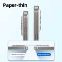 3 x NEW'C 4 Pack, 2 Pack for iPhone 15 Pro Screen Protector (6.1 inch) + 2 Pack Camera Lens Protector, Sensor Protection,Case Friendly Tempered Glass Film