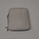 11 Inch iPad Travel Case Organizer, Padded Tablet Carrying Sleeve Bag for iPad Pro 11-in (M4), iPad 10.9 (10th Gen), iPad Air 11-in (M2), Galaxy Tab S8/S9 (White Grey-11)