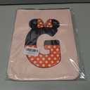 Cute Cartoon Mouse Gifts Initial A-Z Personalized Book Sleeve Pouch Monogrammed Waterproof Book Covers Magic Mouse Printed Pouch with Pockets Protector for Books Lover Reader Women Girls (G)