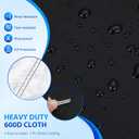 Air Mover Blower Fan cover, Heavy Duty Waterproof & Dustproof cover for Centrifugal Air Mover, Carpet Dryer, Floor Fan, Blower, Suitable for Indoor and Outdoor