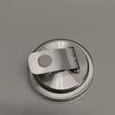 Palksky Mason Jar Pour Spout Lid Stainless Steel, Wide Mouth Pour Spout Flip Cap Lids for Mason Jars, anticracking Leak Proof Seal Cover Airtight for Drinking Salad Dressing & Food Storing(2PCS)