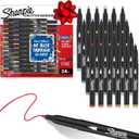 Sharpie Creative Markers Variety Pack, Water-Based Acrylic Paint Markers, Fine Tip, Assorted, 24 Count