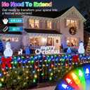 670 LED 66FT Christmas Lights with 148 Drops, 12 Modes Dimmable Multicolor Outdoor Hanging Lights with Timer Memory, Waterproof Curtain Lights for Home Bedroom Indoor Tree Window Roof Fence Wedding