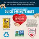 Quaker Quick 1-Minute Oatmeal, Non GMO Project Verified, 2.5 Pound (Pack of 2) (EXP 07/14/27)