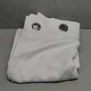 Nanspring White Linen Curtains 84 inches Long for Bedroom Back Tab Light Filtering Privacy Sheer Modern Farmhouse Coastal Decor Off Cotton Textured Gauze Curtain Living Room 2 Panel Set