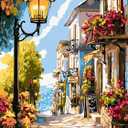 NIFILMTH Paint by Numbers Kit for Adults, 1620 inch Street View Adults' Paint by Number Kits on Canvas Large Oil Color by Number Easy for Beginners Wall Decor Gift