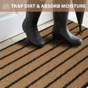 Outdoor Front Door Mat 20" x 32", Outside Entry Rug, Roll Packing