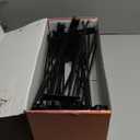 HUHOLE 50 Pack Gridwall Hooks 2 Inch  Black Metal Display Hangers for Wire Grid Panel  Heavy Duty Retail Store Fixtures, Garage Organizer, Craft Fair & Jewelry Rack (20lbs Capacity)