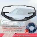 Steering Wheel Button Frame,For Kia Sportage 2026Kia K4 2025,Kia EV6 2025,Kia EV3 2025 2026 - ABS Carbon Fiber Steering Wheel Frame,Steering Wheel Button Cover Accessories, NOT FIT GT-Line Model