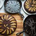 Lodge Pre-Seasoned Cast Iron Skillet Set - Set Includes 8 Inch Skillet, 10.25 Inch Skillet, and 12 inch Skillet - 3 Piece