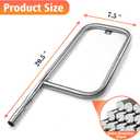 Grill Burner Tube for Weber Q200 Q220 Q2000 Q2200 396000 396001 396002 566002 53060001 54060001, 41862 20.5 Inches for Weber 69956/60041, 304 Stainless Steel Grill Burner Tube Replacement