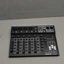 6 Channel Audio Interface Sound Board Mixing Console 16-Bit DSP DJ Mixer Audio Reverb Effect +48V Phantom Bluetooth Studio Audio Mixer For Karaoke Studio Streaming Recording