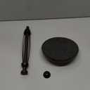 Oil Rubbed Bronze Paper Towel Holder Countertop, Bronze Kitchen Accessories Decor, Stainless Steel, Paper Towel Roll Holder Stand with Ratchet Mechanism for Kitchen Bathroom Farmhouse Essentials