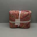 Levtex Home - Spruce Red Quilt Set - King/Cal King Quilt (106x92in.) + Two King Pillow Shams (36x20in.) - Paisley Pattern in Burgundy, Red, Tan, Grey - Reversible - Cotton