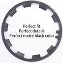 for Tesla Model Y 20 Inch Wheel Rim Protector Hubcaps Induction Wheels Rim Cover Tire Trim Rings Matte Black 4Pcs Model Y Accessories
