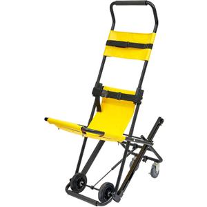 Portable Stair Lift Chair, Folding Chair to Carry Elderly Up Stairs, Manual Stair Chair for Outside and Home Transfer, Single OperateStair Chair Lift Withstands 350 Lbs (Yellow) Portable Stair Lift Chair, Folding Chair to Carry Elderly Up Stairs, Manual Stair Chair for Outside and Home Transfer, Single OperateStair Chair Lift Withstands 350 Lbs (Yellow)