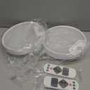 Homelist 2 Pack Upgraded Rechargeable Motion Sensor Ceiling Light, Battery-Powered Ceiling Light with Remote for Closet Stairs Shower Shed Hallway Porch-6000K Cool White