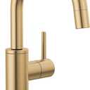 Delta Contemporary Beverage Dispenser Faucet, Brushed Gold Drinking Water Kitchen Sink Faucet, Champagne Bronze 1930-CZ-DST