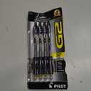 Pilot G2 Premium Refillable and Retractable Rolling Ball Gel Pens, Ultra Fine Point, Gel Ink Pens, 0.38mm, Black Ink, 4-Pack