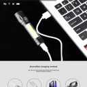 2 x LED Flashlights, High Powered 10000 Lumens Super Bright Mini Pocket Flashlight, Rechargeable, Zoomable Waterproof Flash Lights for Emergency, Outdoor, Home, Camping, Hiking (Car511)