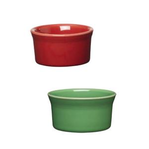 DI Fiesta Ramekin 4inch Red/Green 2 Pack