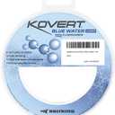 KastKing Kovert Blue Water 100% Fluorocarbon Fishing Line, Clear Fishing Leader, Extreme Clarity, Fast Sinking, Shock Resistant, Ultra-Low Visibility, Invisible Underwater, High Abrasion Resistance (25LB - 0.41mm)