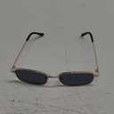 Rectangle Sunglasses for Women 90s Retro Small Narrow Square Frame UV400 Protection