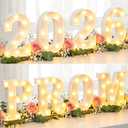 PROM Decorations 2026 Marquee Letters: Graduation Decorations Prom 2026 Light up Sign Marquee Letters Decorations for Class of 2026 High School College Party Supplies