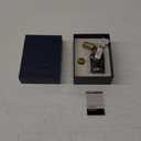 Ambrogio.L Jet Torch Lighter,Tabletop Refillable Butane Gas Windproof Cigar Copper Lighter with Cigar Punch Flame Lock
