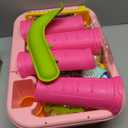 2026 Upgraded Water Table for Toddlers 1-3 - Outdoor Toys for Kids Ages 4-8 with Pump, Summer Outside Sensory Activity Pool Toys, Kitchen Play Sink Toy with Running Water, Fishing Toy, Pink