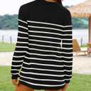 NENONA Women's Spring Summer Sweater Sets 2 Piece Beach Vacation Outfits Long Sleeve Casual Tops & Shorts Loungewear (Beige, XL)