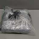 70% Aluminum Shade Cloth 6.5 FT x 6 FT, Silver Tarps Fabric Privacy Screen Pet Shade Car Cover Patio Garden Pergola Cover Canopy with Grommets and Ball Bungee, Aluminum Foil Shade Net