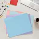 2 x 100 Packs File Folders Letter Size, 8.5 x 11 Colored File Folders 1/3 Cut Tab for Easy Labeling, for Home, Office, School Filing (290u)