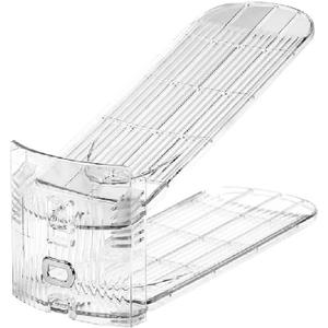 Shoe Slots Organizer, 10-Pack Adjustable Double Deck Shoe Stacker, Clear Space Saver Shoe Rack Holder for Closet Organization, Stackable Shoe Storage for Sneakers, Heels, Flats Shoe Slots Organizer, 10-Pack Adjustable Double Deck Shoe Stacker, Clear Space Saver Shoe Rack Holder for Closet Organization, Stackable Shoe Storage for Sneakers, Heels, Flats