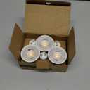 BUBO GU10 LED Bulb 6W Equivalent 50W, 2700K Soft White 650 Lumens, Non-Dimmable GU10 Bulb Replacement for Track Lighting, MR16 LED Bulb for Kitchen, Range Hood, Living Room, Bedroom, 6 Pack