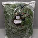 Lush Christmas Wreaths for Front Door with Red Berries Christmas Decorations 24 inch Real Touch Faux Cedar Wreath Large Winter Green Wreaths for Windows Outdoor Indoor Walls Home Xmas Holiday Decor