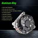 SHICHU 150A Alternator Compatible with 2014-2019 Express Savana 2500/3500;Silverado Sierra 1500/2500HD/3500HD;Suburban 3500 HD;Tahoe;Escalade;Yukon XL Replace for 14007 84143542 22747894 23487088 (2017-2023 Chevy Express)