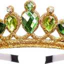Girls Costume Accessories Princess Tiana Dress up Accessories Tiana Crown Halloween Christmas Party Favors for Kids