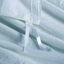 TEXAS LINEN CO. 100% Egyptian Cotton Duvet Cover King Size, 600 Series Texan Talkin' Collection 1 PC Duvet Cover, Egyptian Cotton Quilt Cover, Soft, Breathable with Hidden Zipper Closure - Light Blue, California King/King