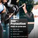 POWERLIX 2Pack Elbow Orthopedic Brace Compression Support (Pair) - Elbow Sleeve for Tennis Elbow, Golfers Elbow, Bursitis, and Sprains, Arthritis, Tendonitis. Pain Relief, Size: X-Large(2Pack)