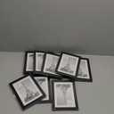 upsimples 5x7 Picture Frame Set of 10, Display Pictures 4x6 with Mat or 5x7 Without, Multi Photo Frames Collage for Wall or Tabletop Display, Black