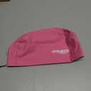 COOLMATE Fabric Swim Cap for Adult Women Men, Silicone Water-Resistant Layer, Cloth Swim Cap Gifts for Swimmers, Lightweight and Comfortable, Perfect for Pool, Beach, Lap Swimming (Dark Pink, M) (Pink, M)