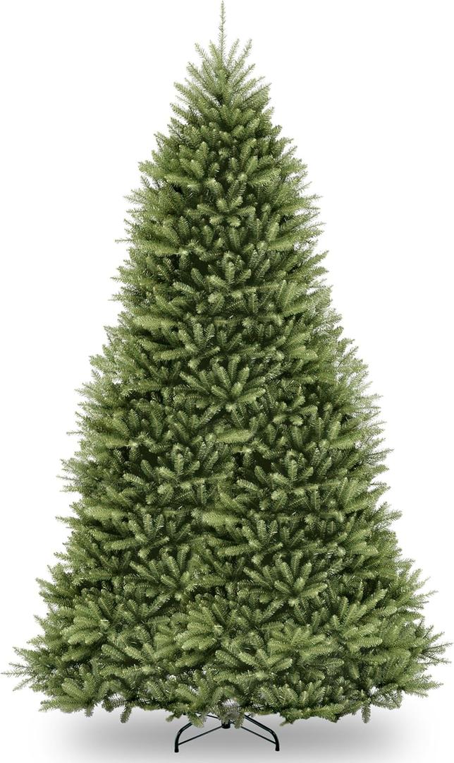 National Tree Company 12 ft Unlit Dunhill Fir Artificial Full Christmas Tree, 7,794 Tips, Includes Stand, Green