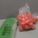 Tiny Land Fort Building Kit Creative Fort Indoor Outdoor for 5-12 Years Old Boys and Girls STEM Building Toys with Storage Bag DIY Castles Tunnels with 86 Rods and 44 Balls (130PCS, Orange-green)